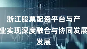浙江股票配资平台与产业实现深度融合与协同发展